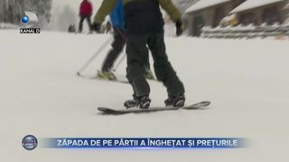 Zapada de pe partii a inghetat si preturile