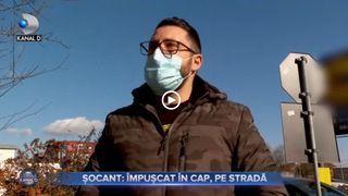 VIDEO | Un tânăr a fost împușcat în cap, pe stradă. Agresorul, urmărit de Poliție