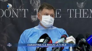 Carantina s-a redus la 5 zile