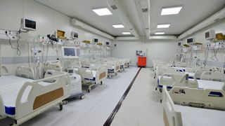 Spitalul Mobil de la Lețcani, redeschis pentru pacienții COVID