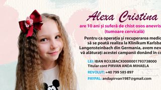 alexa p&icirc;rvan giurgiu are nevoie de ajutor