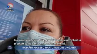 Romanii golesc rafturile din Ungaria