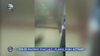 Incendiu la Spitalul din Suceava. Filmul evacuării