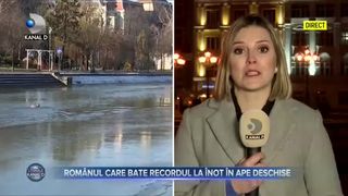Românul care bate recordul la înot în ape deschise