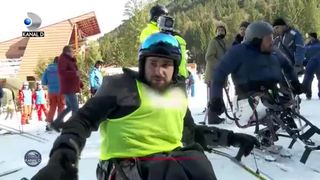 Prind aripi pe schiurile speciale