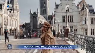 Ronna Riva, meci de tenis cu soțul