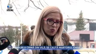 Dubla crimă din vilă- se caută martorul-cheie