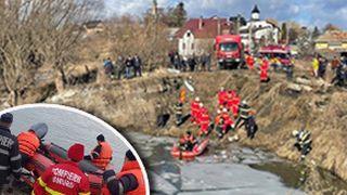 VIDEO | Incident tragic la Suceava. Două persoane s-au stins din viață după ce au căzut cu maşina într-un lac