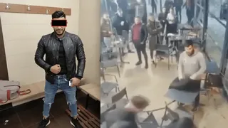 VIDEO | Scene șocante într-o benzinărie din Sibiu. Un tânăr a fost bătut cu bestialitate și înjunghiat de trei indivizi. "Îi trăgea curentul"