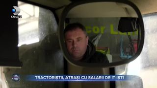 Tractoriștii, atrași cu salarii de IT-iști