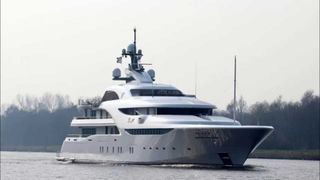 Iahtul lui Vladimir Putin arată spectaculos