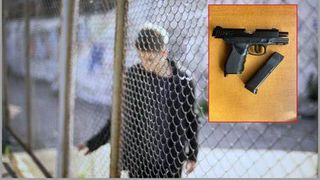 Un elev de clasa a XI-a a mers la liceu cu un pistol de airsoft