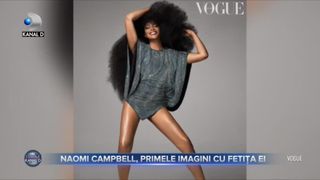 Naomi Campbell, primele imagini cu fetita ei