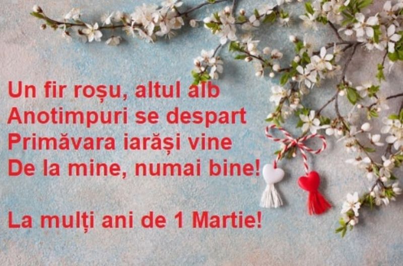 Mesaje de 1 Martie 2022: Urări şi felicitări pentru prima zi a primăverii