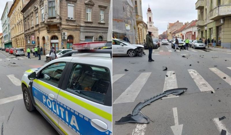 Un bătrân s-a stins din viață sub ochii neputincioși ai trecătorilor, pe o stradă din Arad. Două maşini s-au lovit într-o intersecţie, accidentând mortal pensionarul