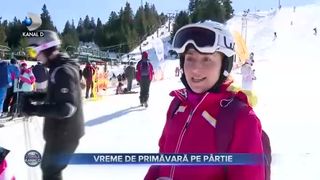 Vreme de primăvară pe p&acirc;rtie
