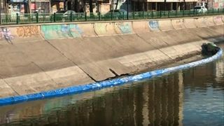 Există pericol de prăbușire pe Podul Victoriei din București. Cuva de apă de sub D&acirc;mbovița este puternic afectată de infiltrații