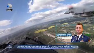 Avioane rusești de luptă, deasupra mării Negre