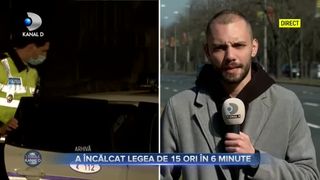 A &icirc;ncălcat legea de 15 ori &icirc;n 6 minute