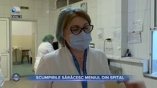 Scumpirile sărăcesc meniul din spital
