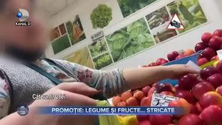 Promoție- legume și fructe...stricate