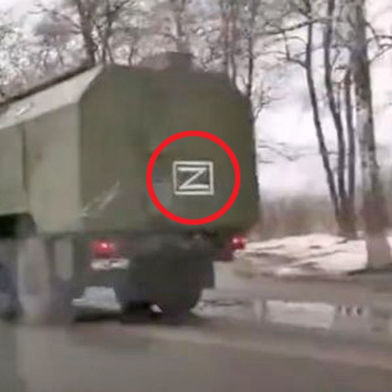 Litera Z de pe mașinile de război și blindatele rusești. Ce simbolizează?