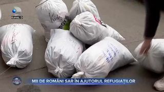 Mii de rom&acirc;ni sar &icirc;n ajutorul refugiaților