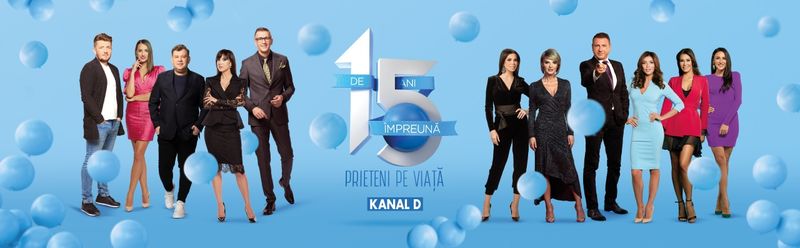 Kanal D împlinește astăzi, de 1 martie, 15 ani! 