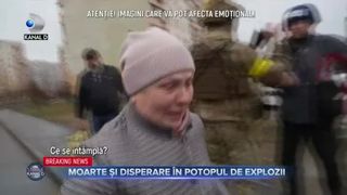 Moarte și disperare în potopul de explozii