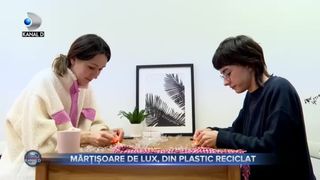 Mărțișoare de lux, din plastic reciclat
