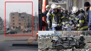 Un bloc a fost distrus, iar un spital local a fost atacat de parașutiștii ruși