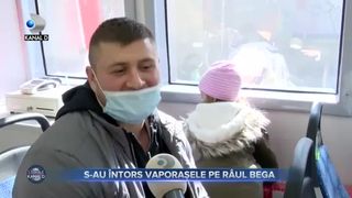 S-au &icirc;ntors vaporașele pe r&acirc;ul Bega
