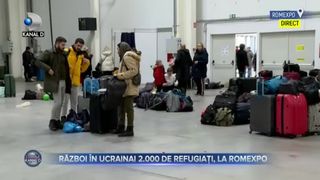2000 De refugiați la Romexpo