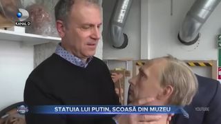 Statuia lui Putin, scoasă din muzeu