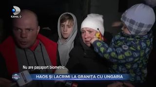 Haos și lacrimi la granița cu Ungaria