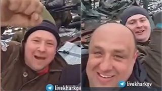 Imagini inedite din Ucraina. Mai mulți civili au furat un tanc rusesc: „Am făcut-o!”