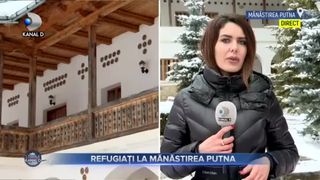 Refugiați la mănăstirea Putna