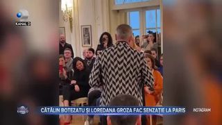 Cătălin Botezatu și Loredana Groza fac senzație la Paris