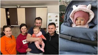 Povestea micuței de 5 luni salvată din război. A parcurs 900 de kilometri până în România