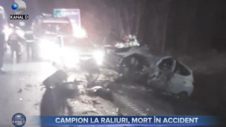 VIDEO - Accident mortal aseară în Satu Mare. Într-una din mașinile implicate în accident se aflau refugiați 