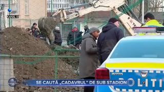 VIDEO | Se caută "cadavrul" de sub stadion
