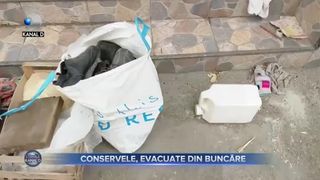 Conservele, evacuate din buncăr