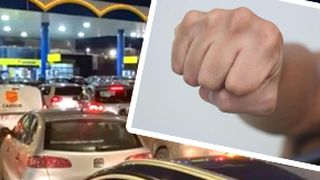 VIDEO - O tânără din Iași a fost lovită în noaptea zvonului despre explozia prețului la combustibil pentru că nu a respectat rândul la benzinărie. Fata a fost dusă la spital