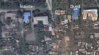 Imagini cutremurătoare surprinse din satelit după dezastrul lăsat de bombardamentele rușilor în Mariupol. Distrugerile sunt "catastrofale" şi "apocaliptice"