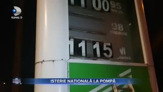 Isterie națională la pompă