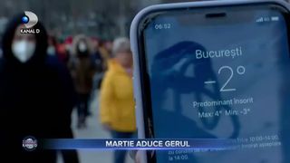 Martie aduce gerul