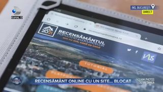 Recensăm&acirc;nt online cu un site...blocat