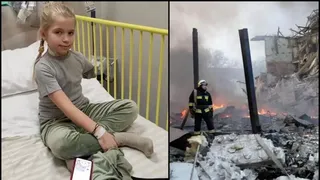 O copilă de nouă ani a rămas fără braț după atacul rușilor: &bdquo;Nu știu de ce m-au &icirc;mpușcat rușii. Sper că a fost un accident și că nu au vrut să mă rănească&rdquo;