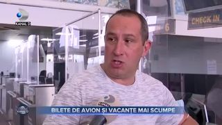 Bilete de avion și vacanțe mai scumpe
