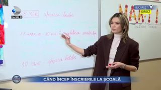 C&acirc;nd &icirc;ncep &icirc;nscrierile la școală